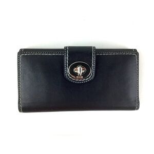 Coach Black Leather Wallet